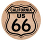 WN24 Route 66 Wooden Nickel 1.5" Collectible California