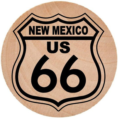 WN30 Route 66 Wooden Nickel 1.5" Collectible New Mexico