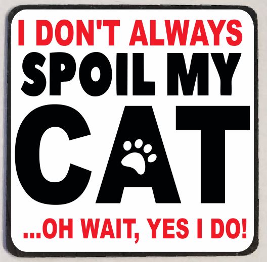 M172 Spoil My Cat Magnet - Iris Fashion Jewelry