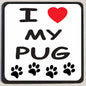 M118 I Love My Pug - Iris Fashion Jewelry