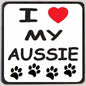 M138 I Love My Aussie - Iris Fashion Jewelry