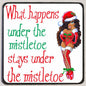 M166 Under The Mistletoe Magnet - Iris Fashion Jewelry