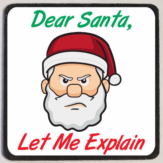 M165 Dear Santa Funny Magnet - Iris Fashion Jewelry