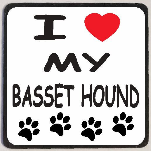 M131 I Love My Basset Hound - Iris Fashion Jewelry