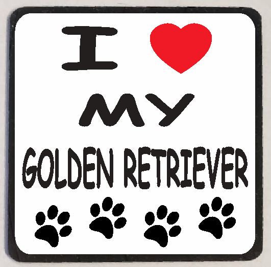 M134 I Love My Golden Retriever - Iris Fashion Jewelry