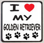 M134 I Love My Golden Retriever - Iris Fashion Jewelry