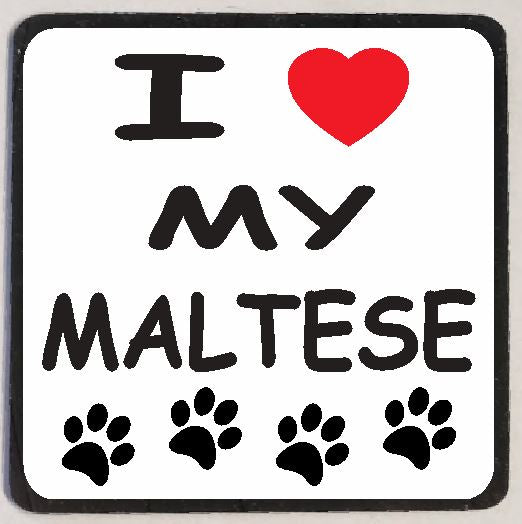 M135 I Love My Maltese - Iris Fashion Jewelry