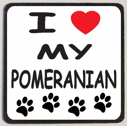 M136 I Love My Pomeranian - Iris Fashion Jewelry