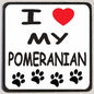 M136 I Love My Pomeranian - Iris Fashion Jewelry