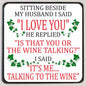 M154 Me Talking To The Wine - Iris Fashion Jewelry