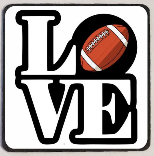 M100 Love Football - Iris Fashion Jewelry