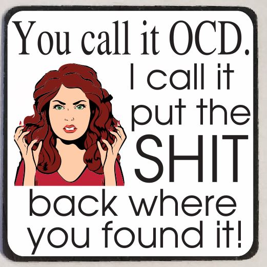 M161 OCD Funny Magnet - Iris Fashion Jewelry