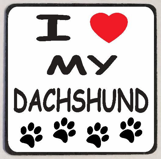M124 I Love My Dachshund - Iris Fashion Jewelry