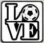 M101 Love Soccer - Iris Fashion Jewelry