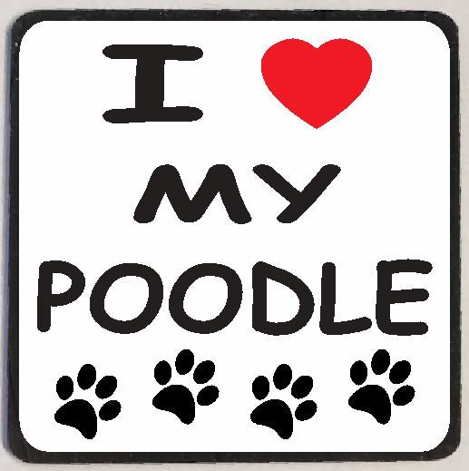 M133 I Love My Poodle - Iris Fashion Jewelry