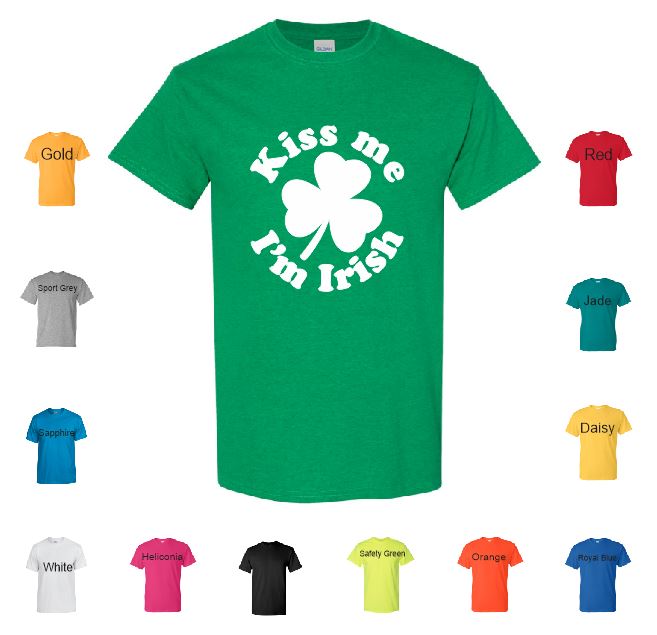 TS67 Kiss Me I'm Irish T-Shirt