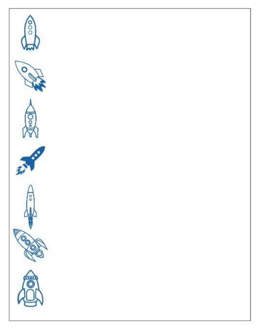 NP13 Rocket Ship Note Pad