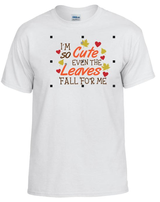 TS51 I'm So Cute White T-Shirt