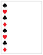 NP15 Card Suits Note Pad