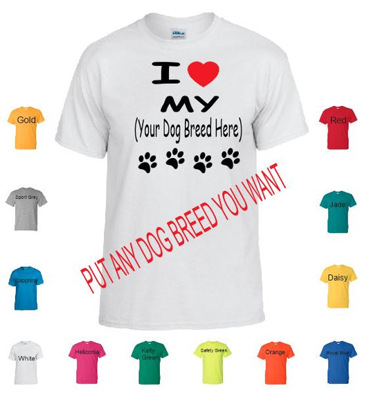 TS75 I Love My (Make your own shirt) T-Shirt