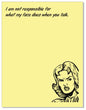 NP25 Not Responsible Note Pad