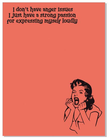 NP28 Anger Issues Note Pad