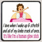M158 Human Glow Stick Funny Magnet - Iris Fashion Jewelry