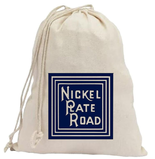 CB40 Railroad Train Canvas Bank Bag Nickel Plate Road