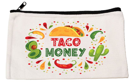 ZB06 Taco Money Canvas Zipper Bag