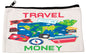 ZB09 Travel Money Canvas Zipper Bag
